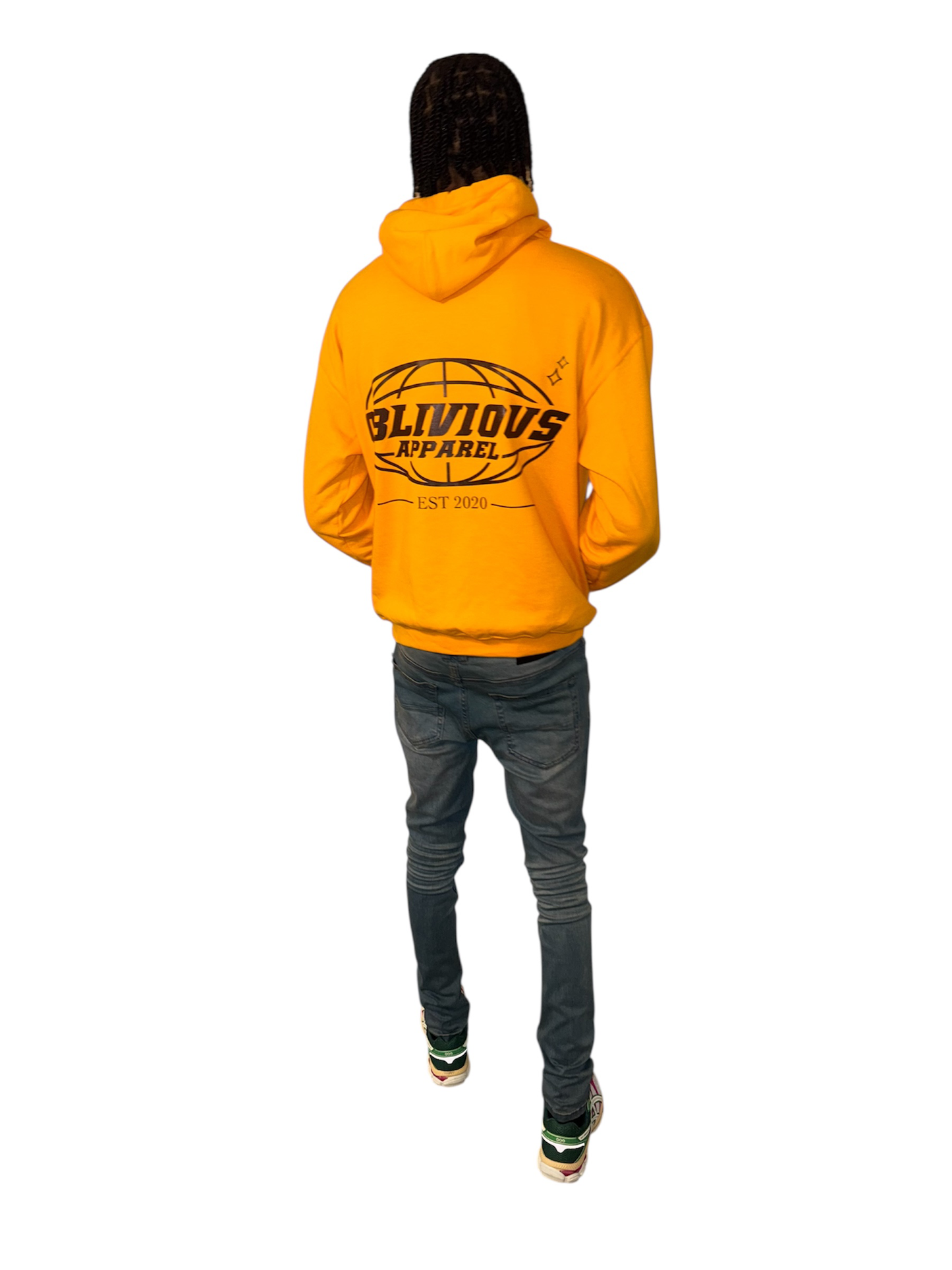 Oblivious yellow-Gold Hoodie
