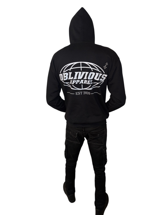 Oblivious Jet-Black Hoodie