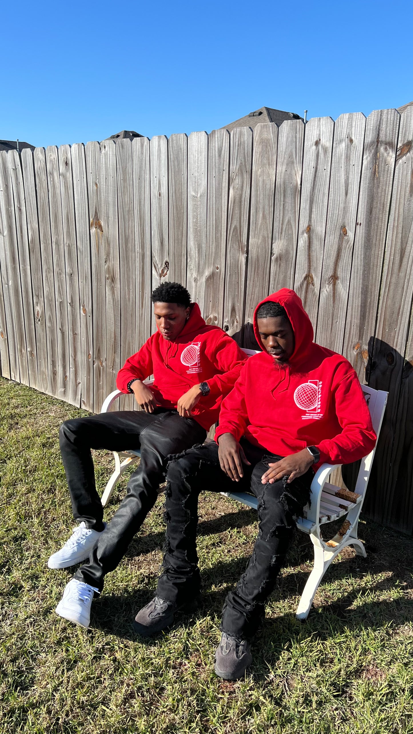Oblivious Signature Red Hoodie