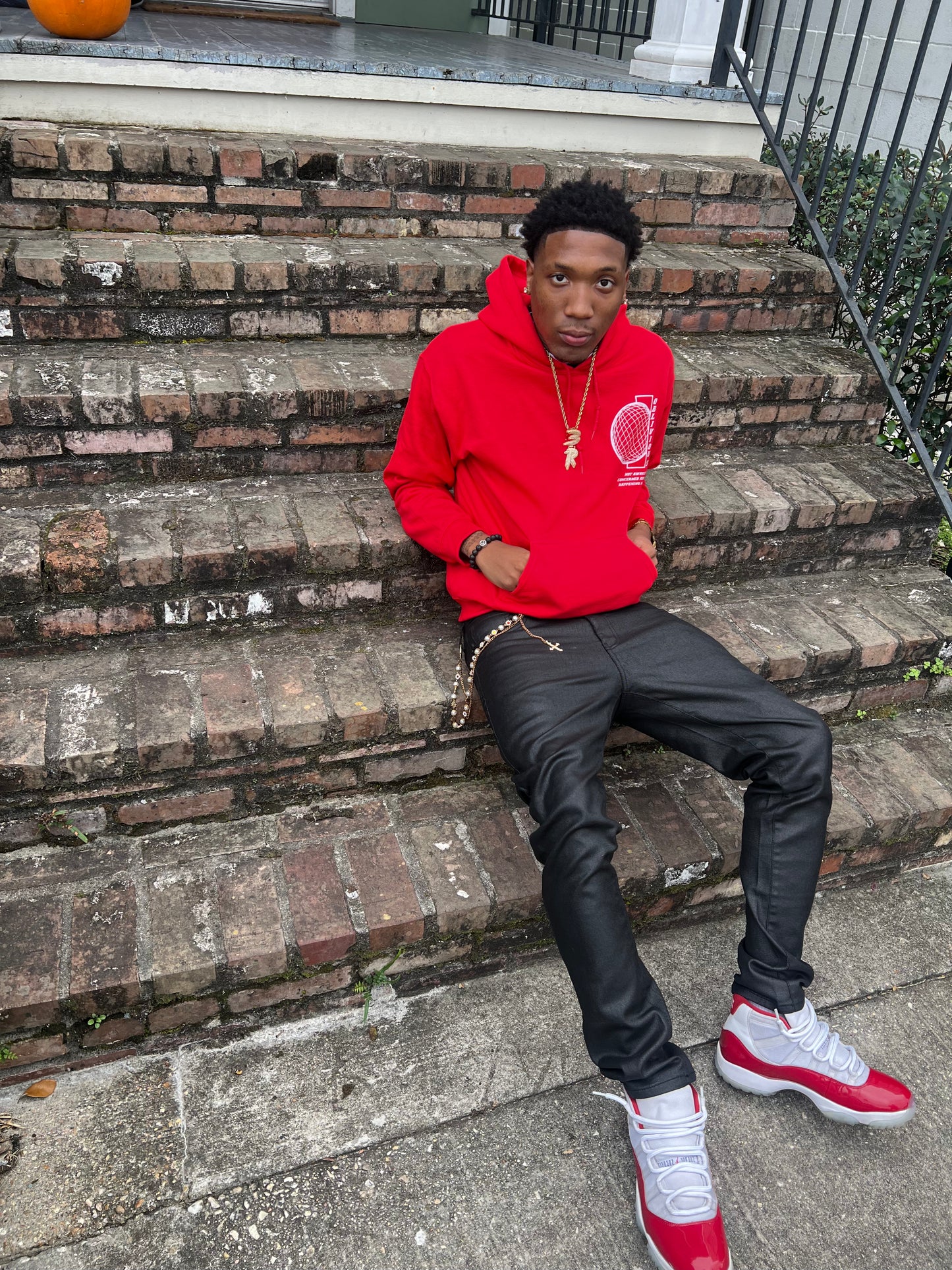 Oblivious Signature Red Hoodie