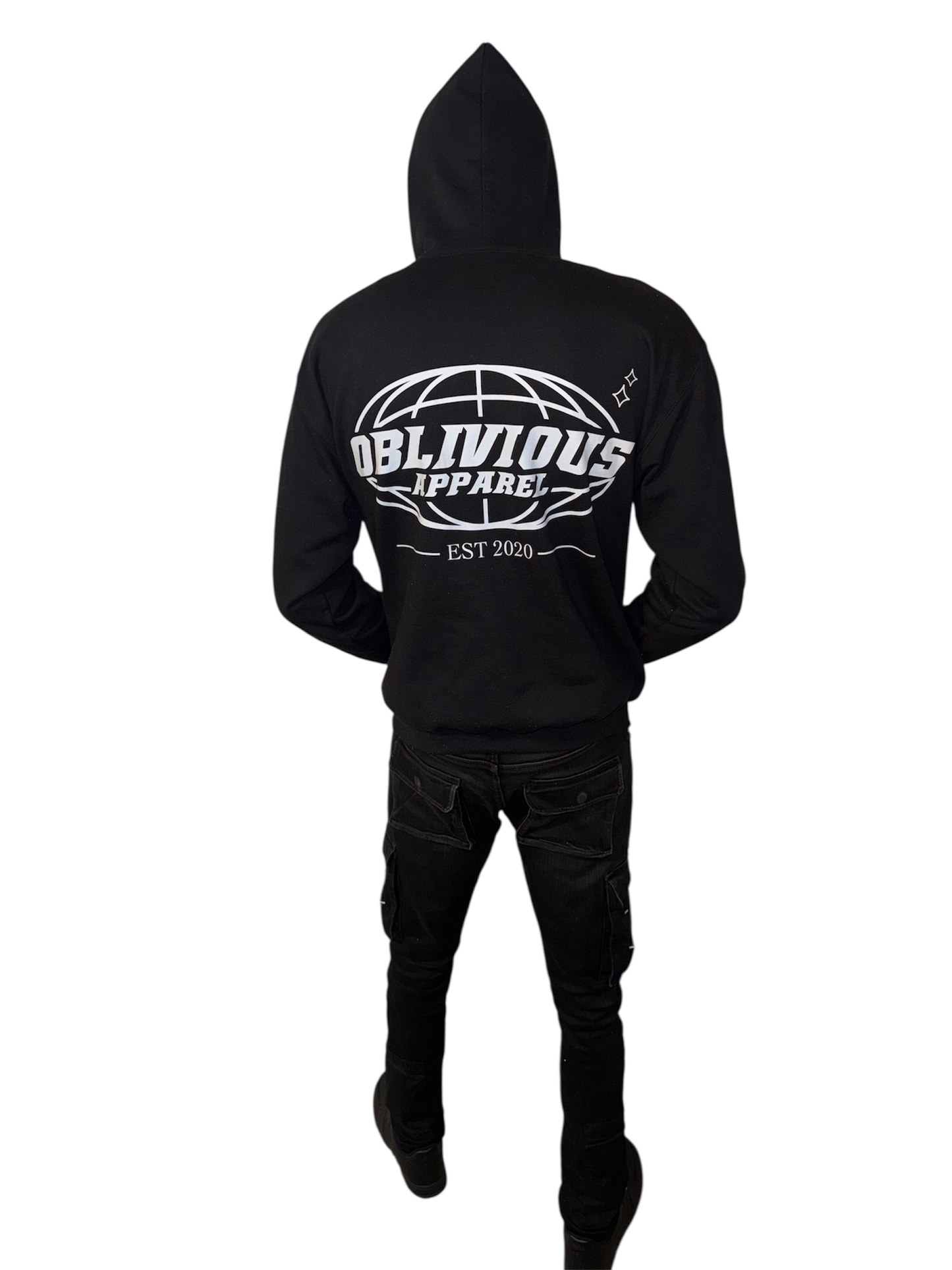 Oblivious Jet-Black Hoodie