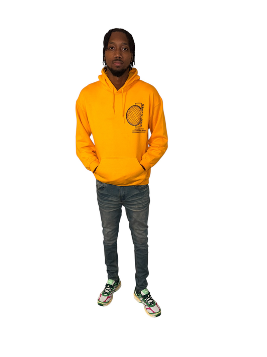 Oblivious yellow-Gold Hoodie